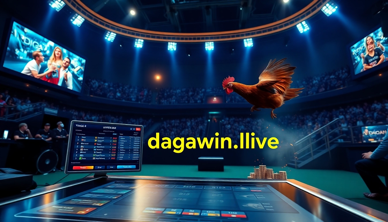 DAGA live cockfighting platform showcasing thrilling matches and exciting betting options on dagawin.live